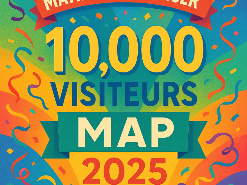 Comment M.A.P à dépasser les 10 000&nbsp;visiteurs??!!